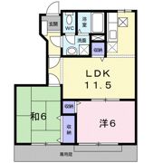 ポワンドゥ花梨Ⅰの間取り画像