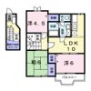 ポワンドゥ花梨Ⅱの間取り画像
