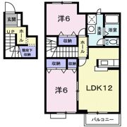 シャトレ小竹 Ⅰの間取り画像