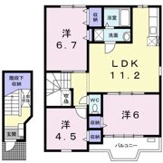 シャン・ド・フルールの間取り画像