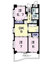グランコート富水の間取り画像