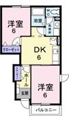ラポールの間取り画像
