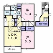 メゾンボヌールCの間取り画像