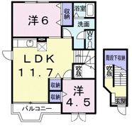 メゾン かたくりの間取り画像