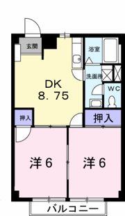 サンパティークの間取り画像