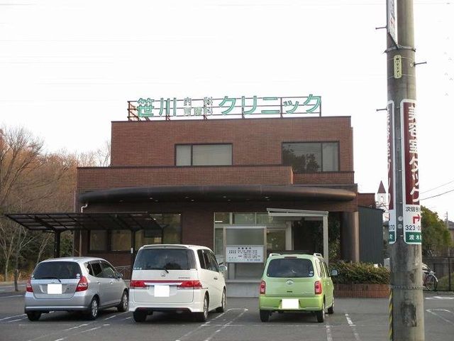 近くの笹川内科胃腸科クリニックまで750m(徒歩10分)