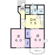 グリーンテラスAの間取り画像