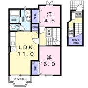グリーンテラスAの間取り画像