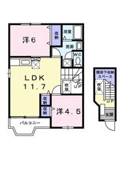 フォンテーヌ・KMの間取り画像