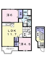 フォンテーヌ・KMの間取り画像