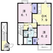 ラフィネシャトレー1番館の間取り画像