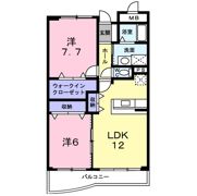 ラフィーネ松江の間取り画像