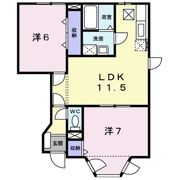 Villa．フォンテーヌBの間取り画像