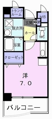 川島第2マンションの間取り画像