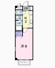 ユース黒瀬館の間取り画像