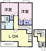 メゾニティー Bの間取り画像