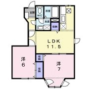 ミレア開成Cの間取り画像