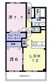 ウィスタリアの間取り画像