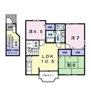 ディアコート1番館の間取り画像
