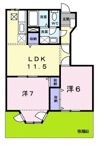 ソレアードMの間取り画像