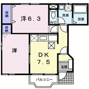 ヴィラ・ブラッサムの間取り画像