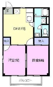 ビューフォレスタ Bの間取り画像