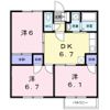 ヴィクトワールハイム Bの間取り画像