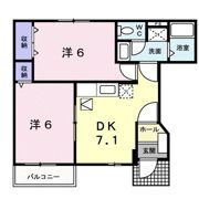サントル吉藤Aの間取り画像