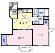 ソレアード・コモドBの間取り画像