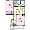 グランディ－ル Hの間取り画像