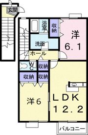 サウスヴィラBの間取り画像