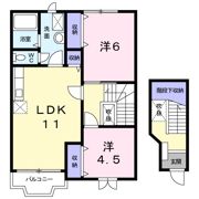 アンジェリーナの間取り画像