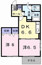 ヴィラ緑ヶ丘の間取り画像