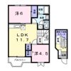 フロ－ラルコ－ト U・1の間取り画像