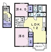 グリーン ノート Nの間取り画像