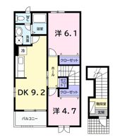 アンジュBの間取り画像