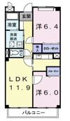 グランセレッソ弐番館の間取り画像