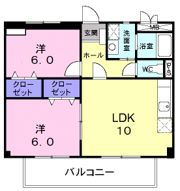 シャルマン篠木の間取り画像
