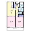 パルネット笹川の間取り画像
