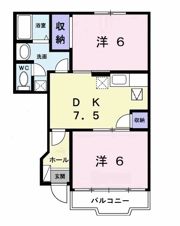 レジデンス鶴見Bの間取り画像