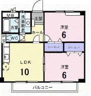 フレスコ アビタシオンの間取り画像