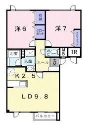 メゾン・アンソレイエの間取り画像