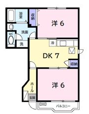 エターナルグローブAの間取り画像