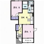 フロイラインの間取り画像