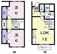 ディアコートの間取り画像