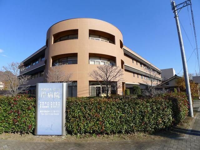 近くの岸病院まで550m（徒歩7分）