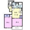 ラピシアBの間取り画像