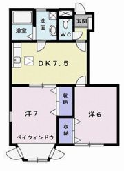 グリーンコートの間取り画像