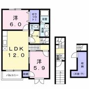 ソレアード弐番館の間取り画像