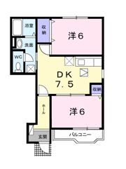 ガーデンロイヤルAの間取り画像